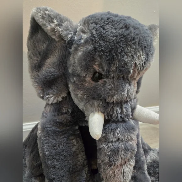 Plush Animal Alley Elephant Floppy Gray So Soft 18” - Picture 3 of 10